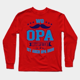 Wo opa draufsteht (1) Long Sleeve T-Shirt